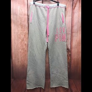 Vs pink medium gray pants